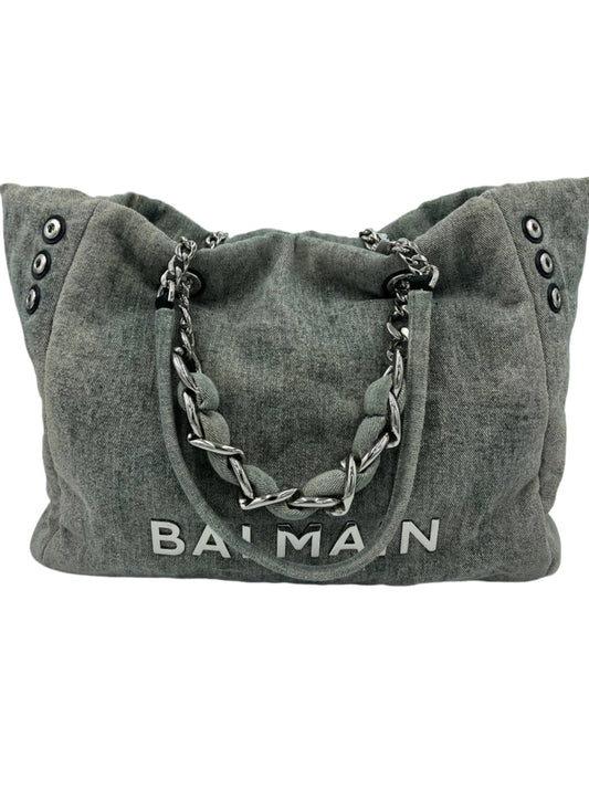 Balmain 1945 Soft Cabas Tote Bag