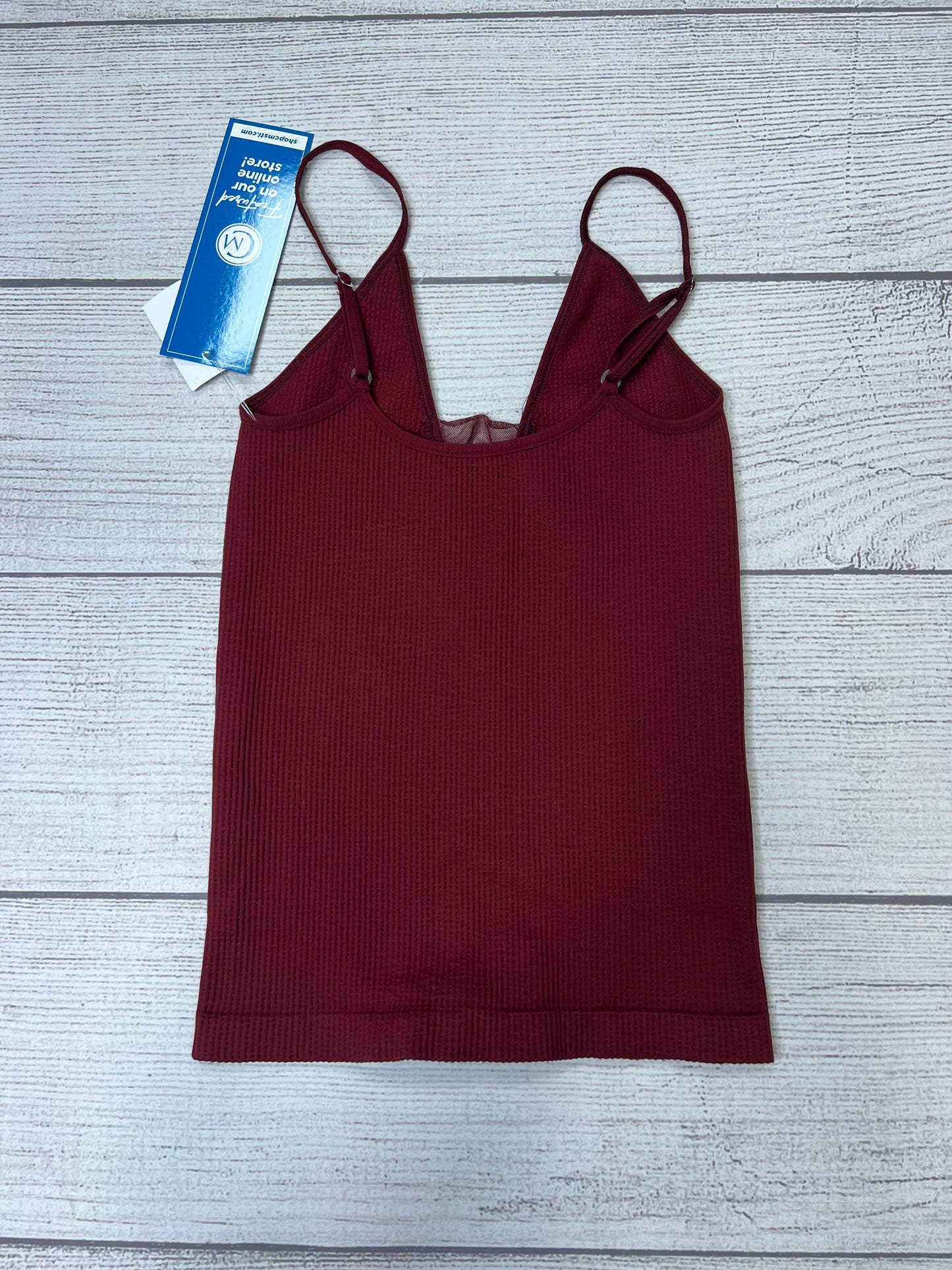 Maroon Tank Basic Cami Free People, Size Xs