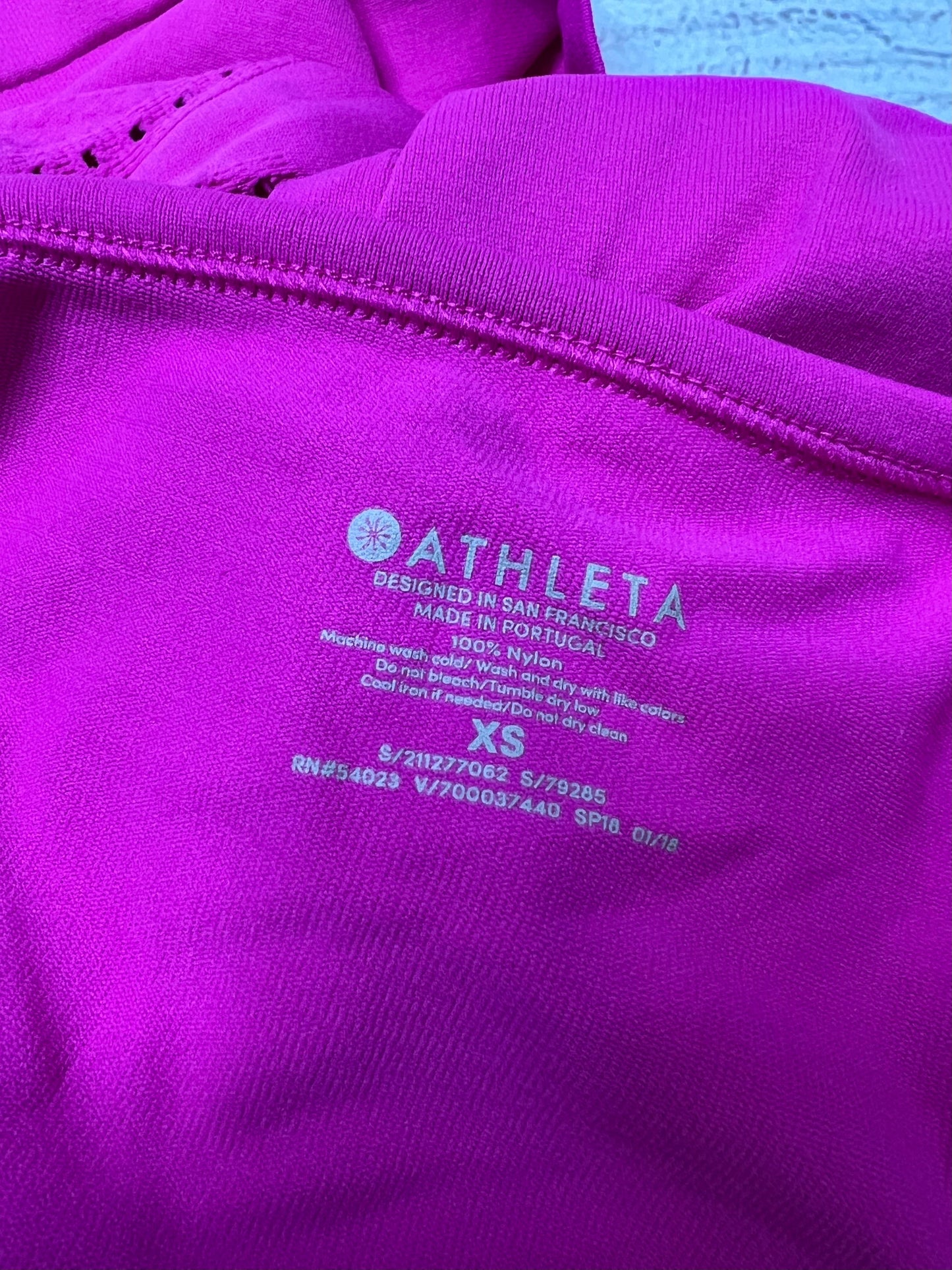 Hot Pink Athletic Tank Top Athleta, Size Xs