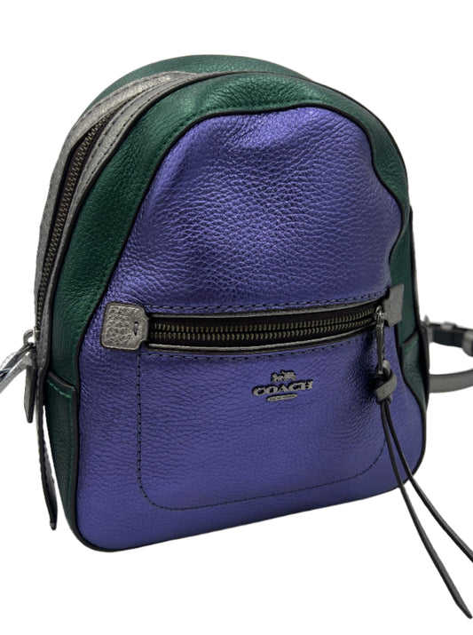Coach Leather Colorblock Backpack