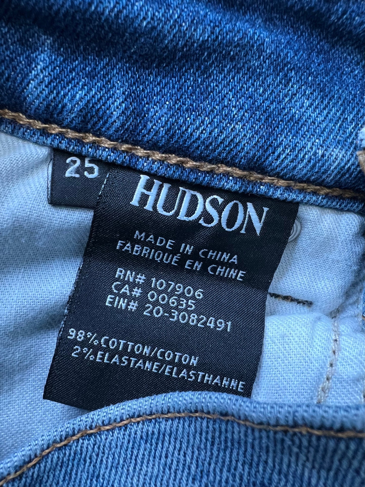 Blue Jeans Designer Hudson, Size 0