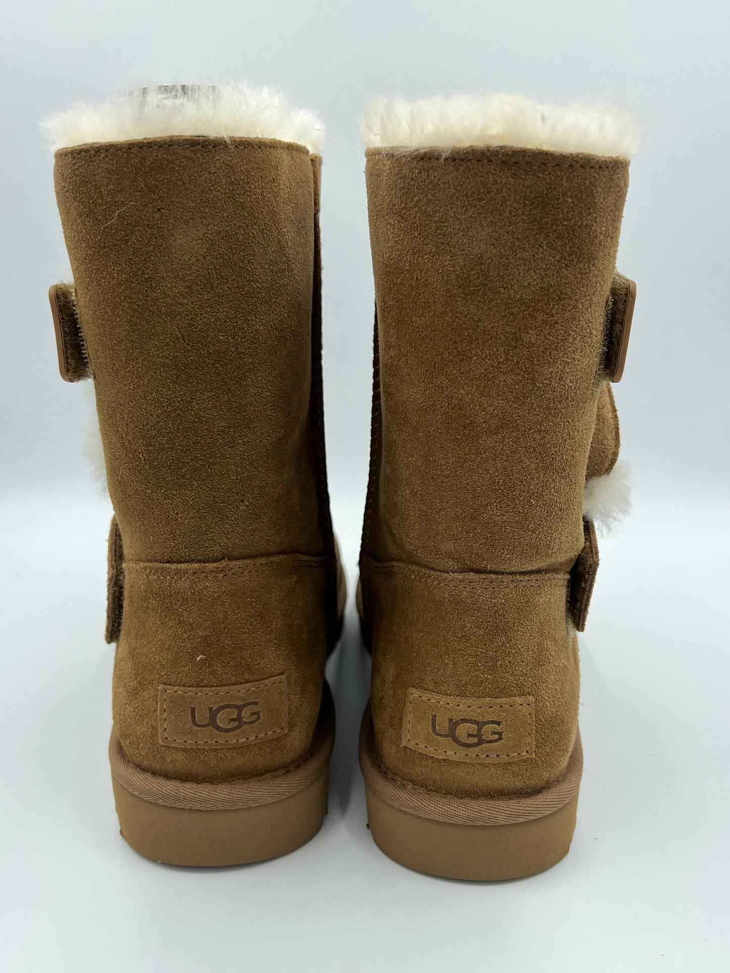 New! Ugg Bailey Logo Strap Boots, Size 10