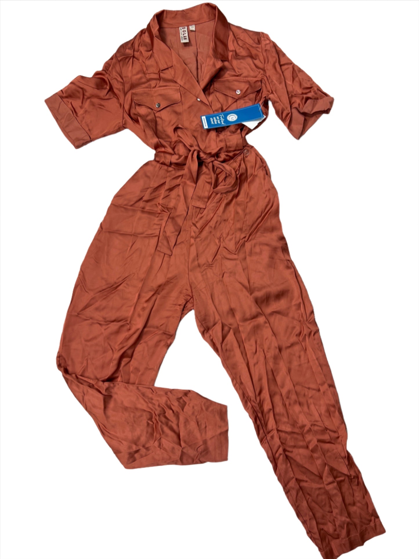 Orange Jumpsuit by Anthropologie, Size S