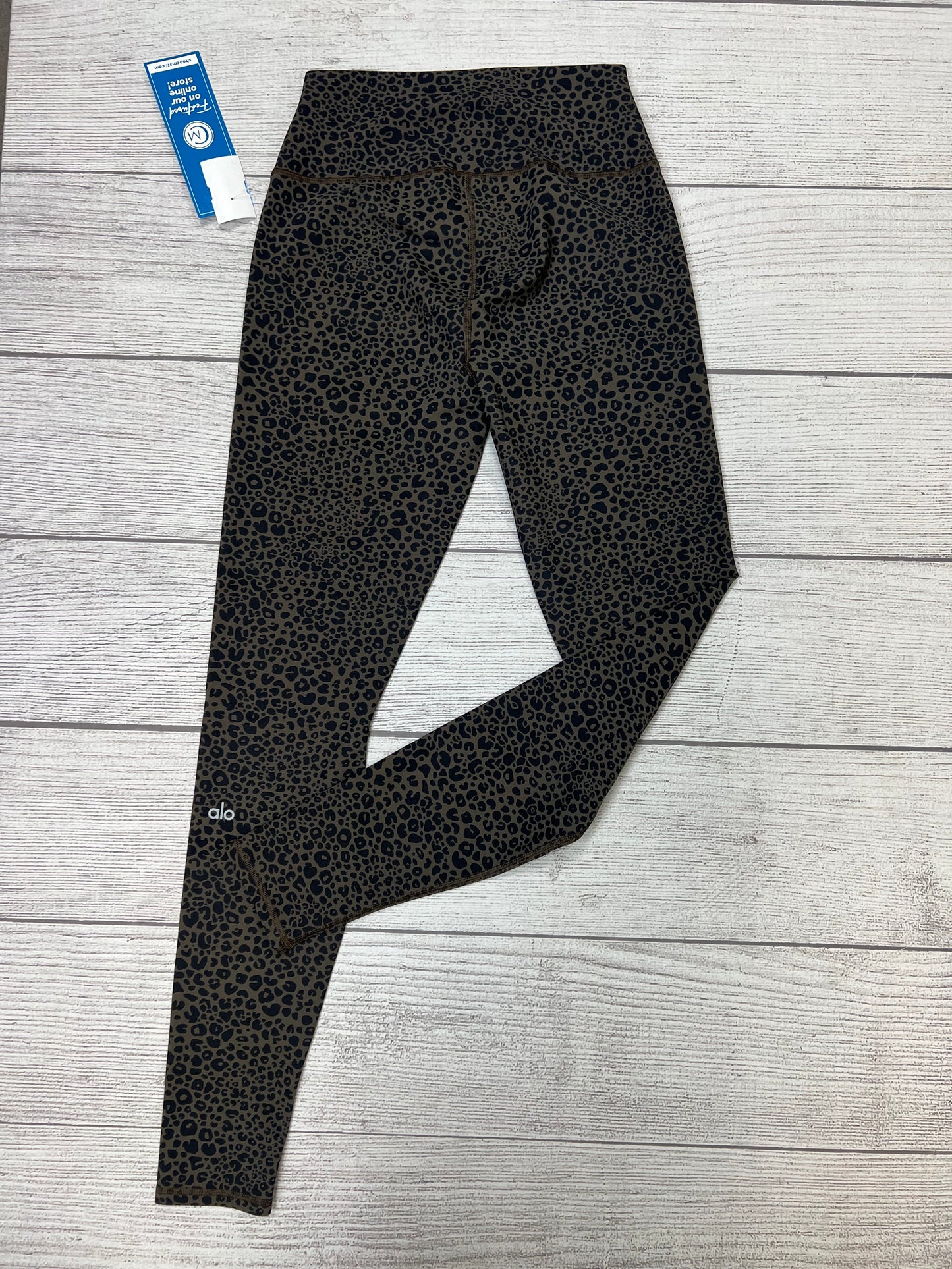 Animal Print Athletic Leggings Alo, Size M