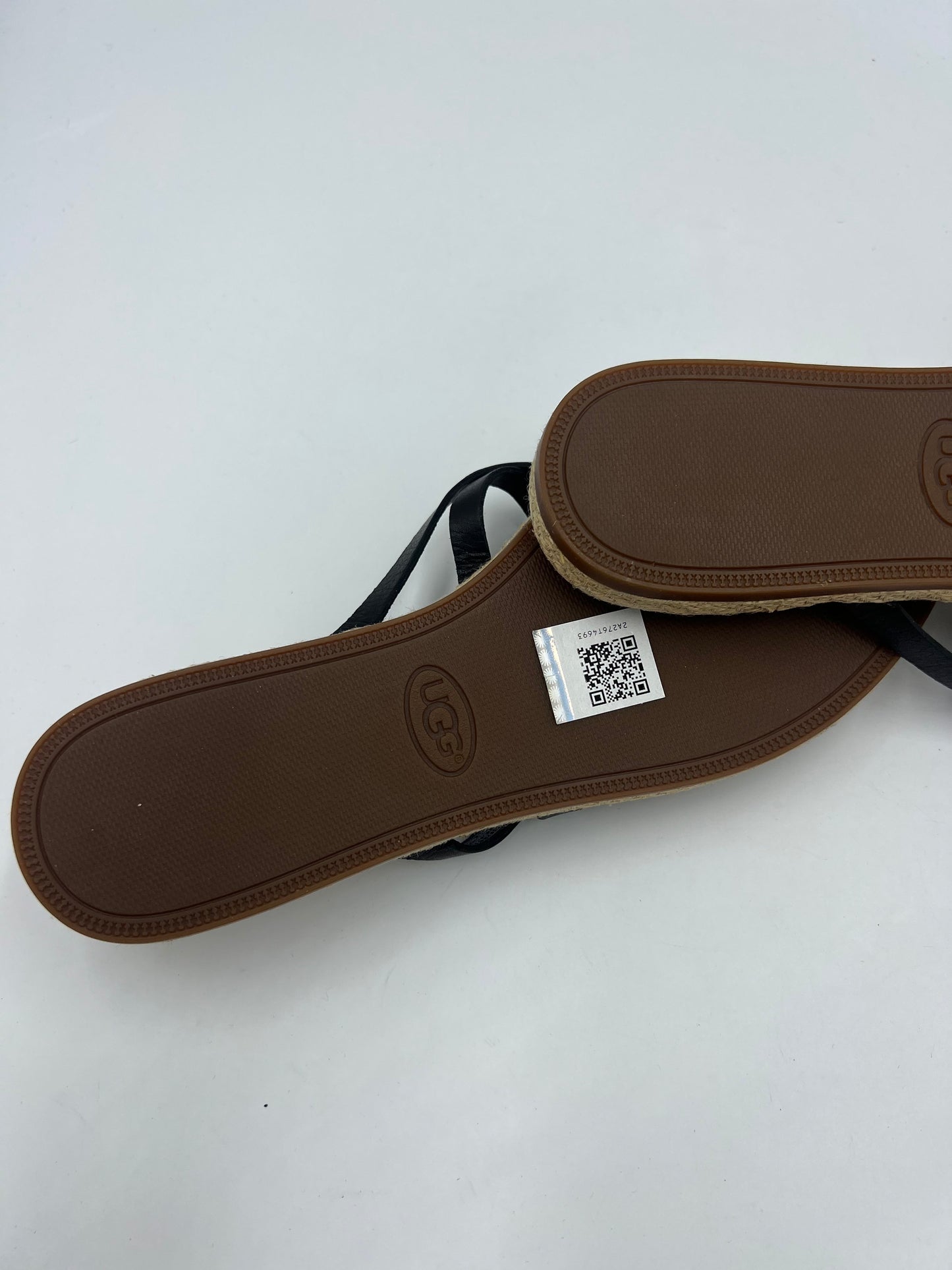 Like New! Black Sandals Designer Ugg, Size 9