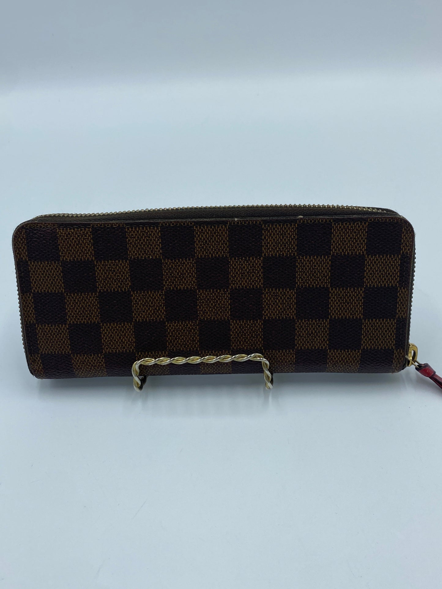 Louis Vuitton Clemence Damier Ebene Wallet