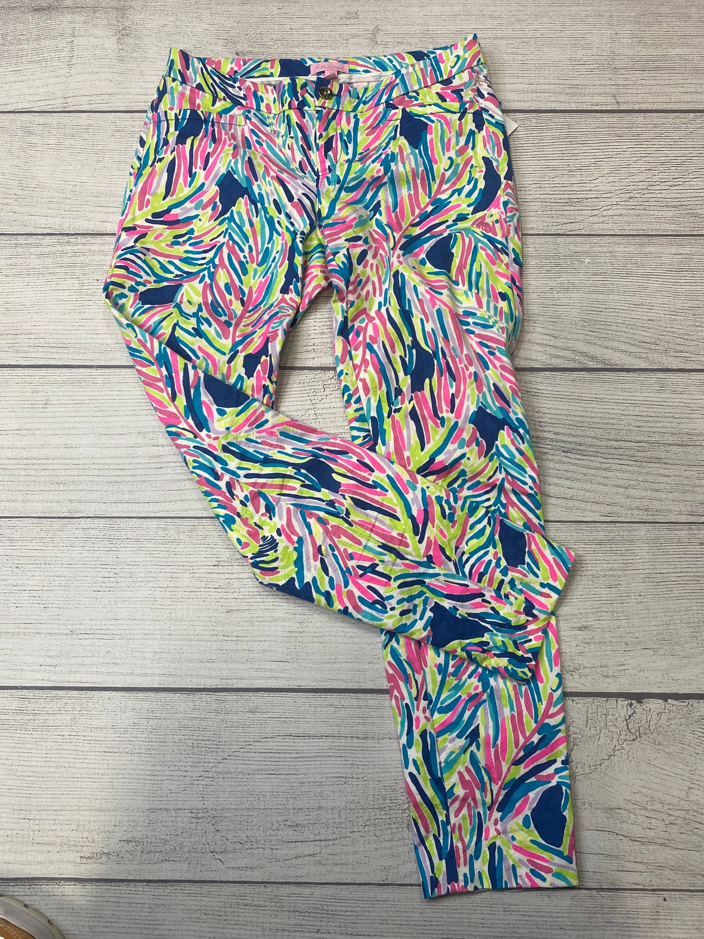 Multi-colored Pants Ankle Lilly Pulitzer, Size 4