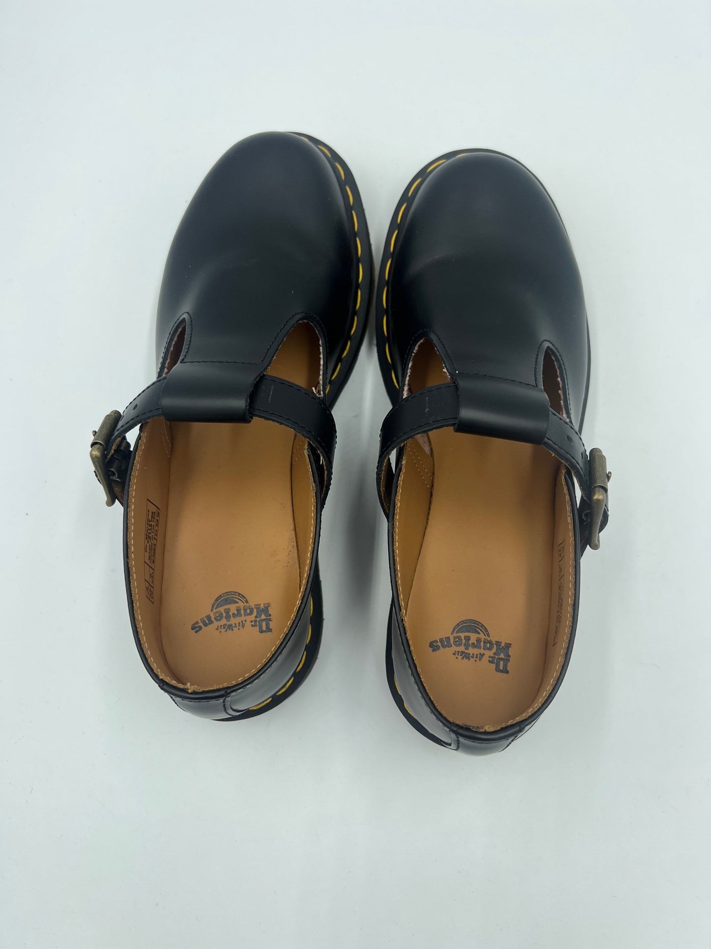 Like New! Dr Martens Polly Smooth Mary Janes, Size 8