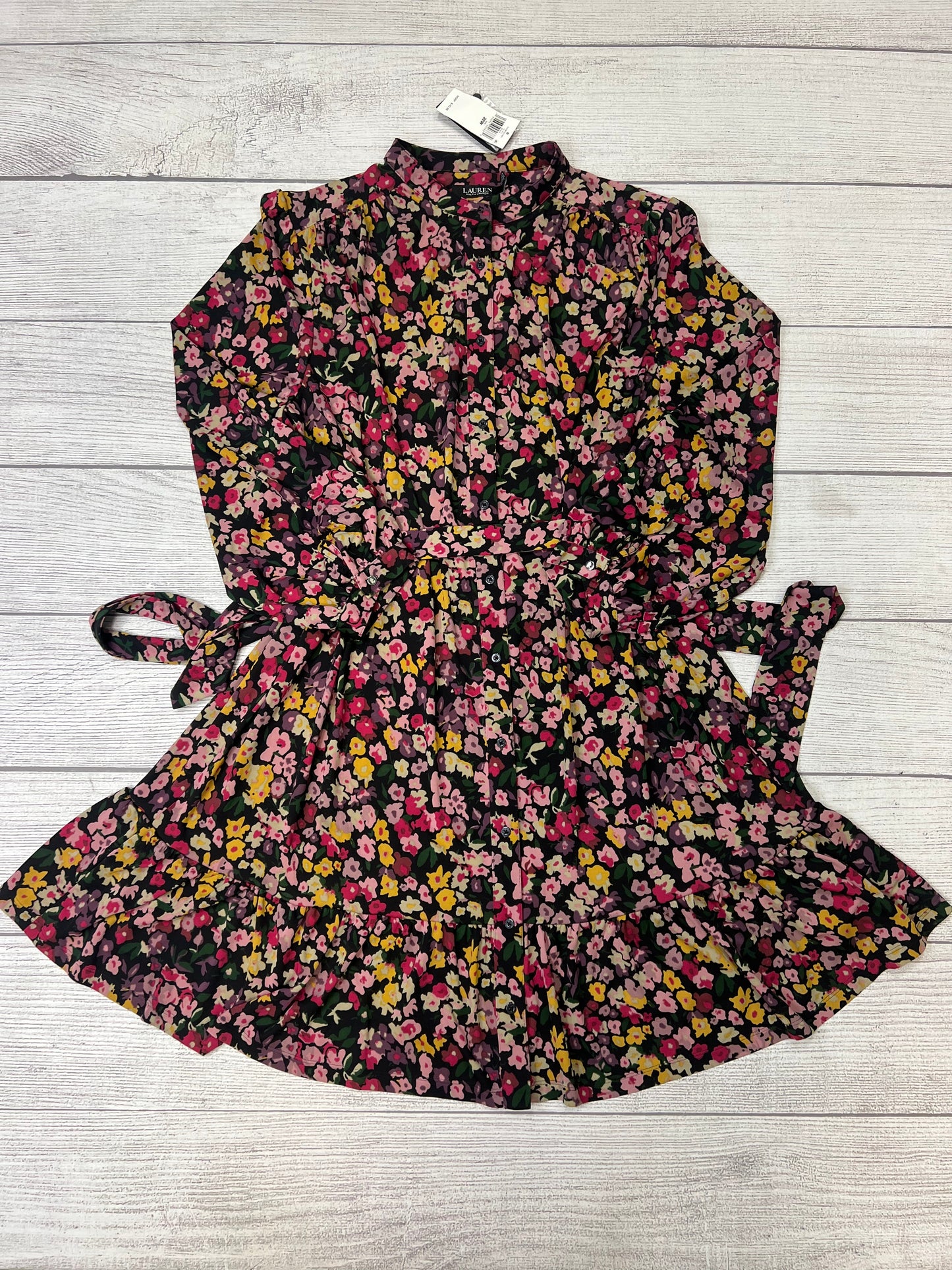 Floral Dress Casual Short Polo Ralph Lauren, Size 2x