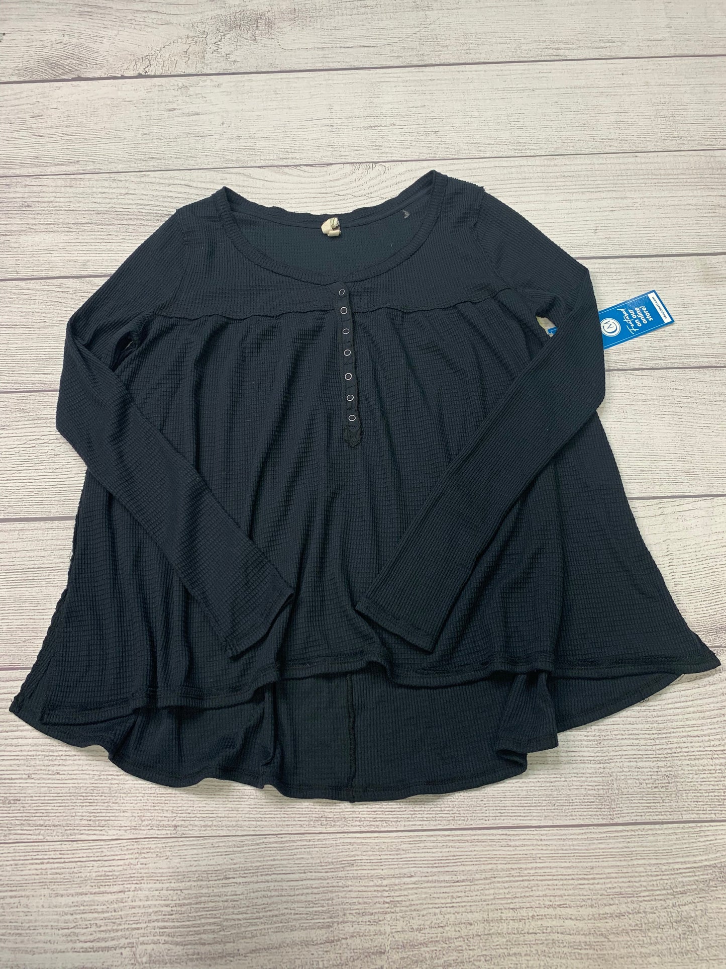 Black Top Long Sleeve We The Free, Size L