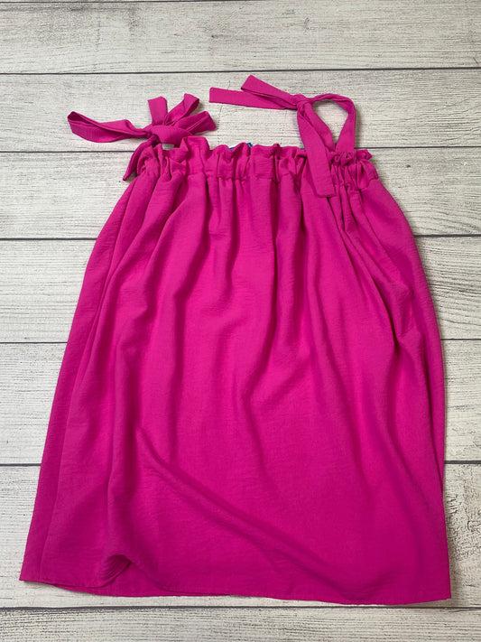 Hot Pink Dress Casual Short Entro, Size S
