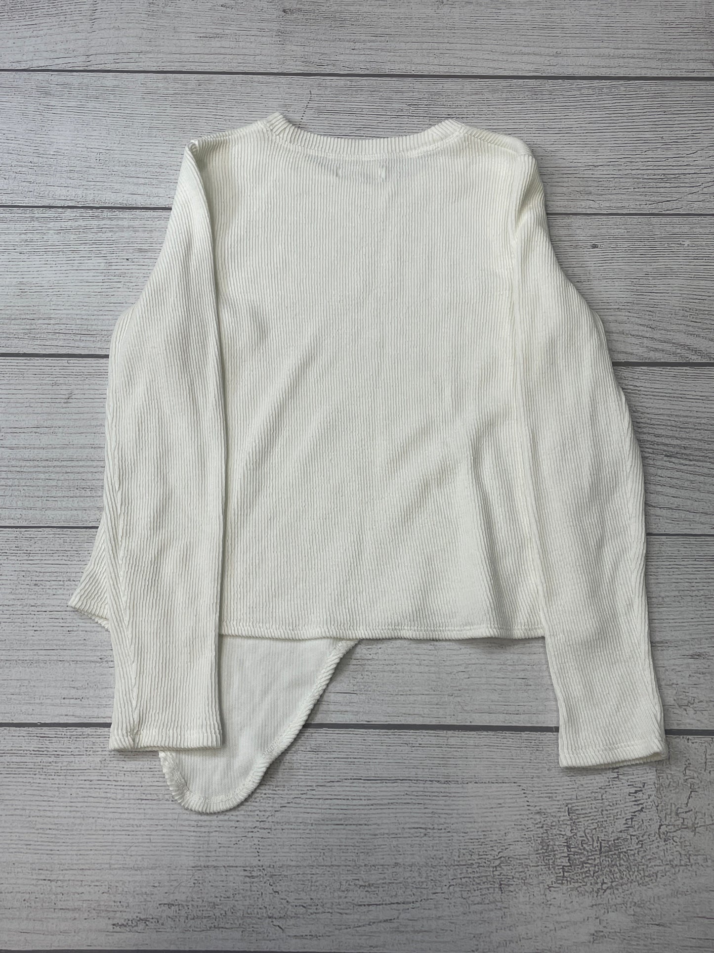 White Top Long Sleeve Madewell, Size S