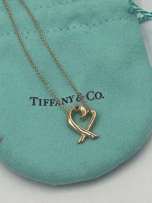 Tiffany & Company Paloma Picasso Heart Designer Pendant Mini