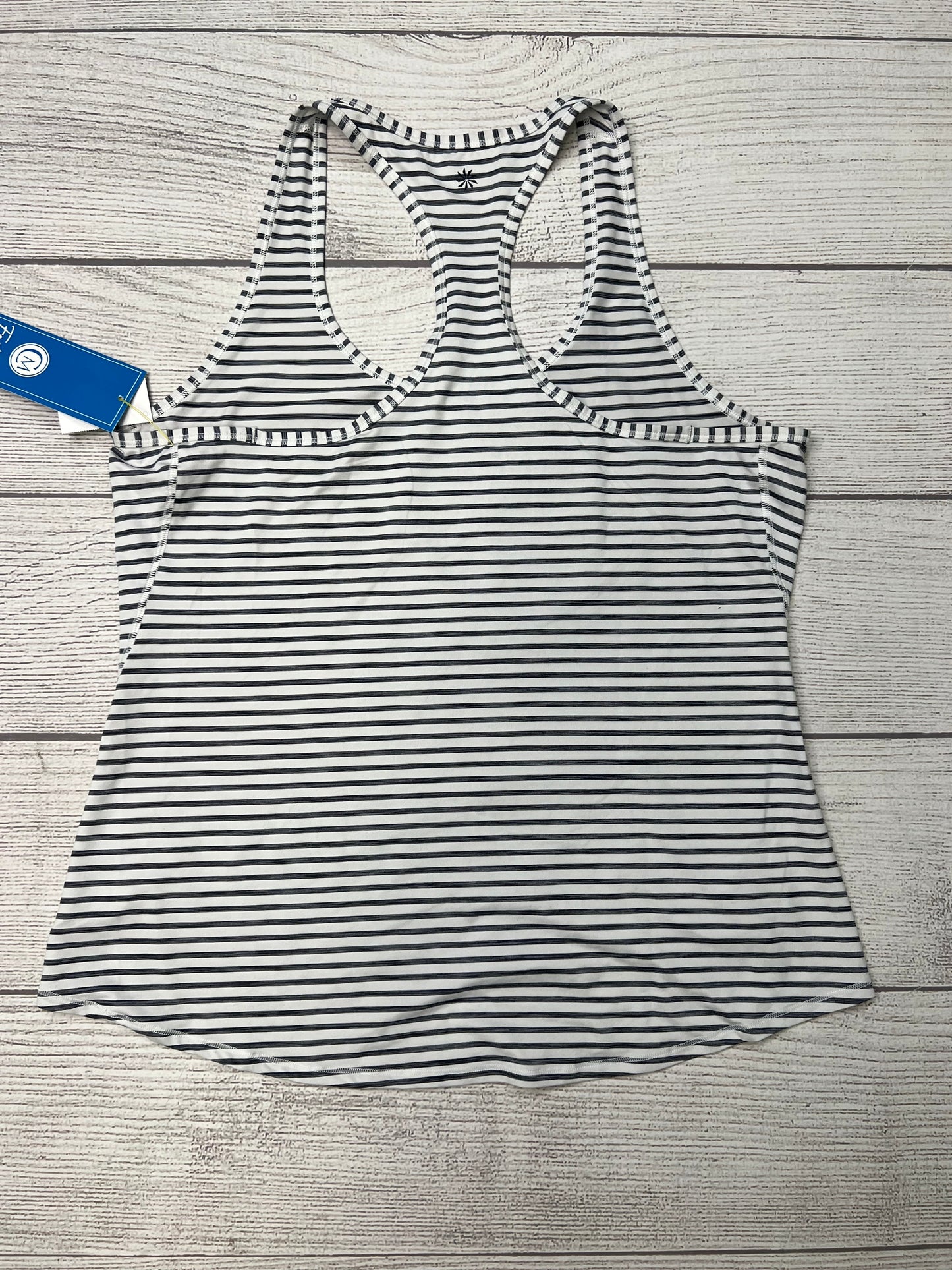 Striped Athletic Tank Top Athleta, Size L