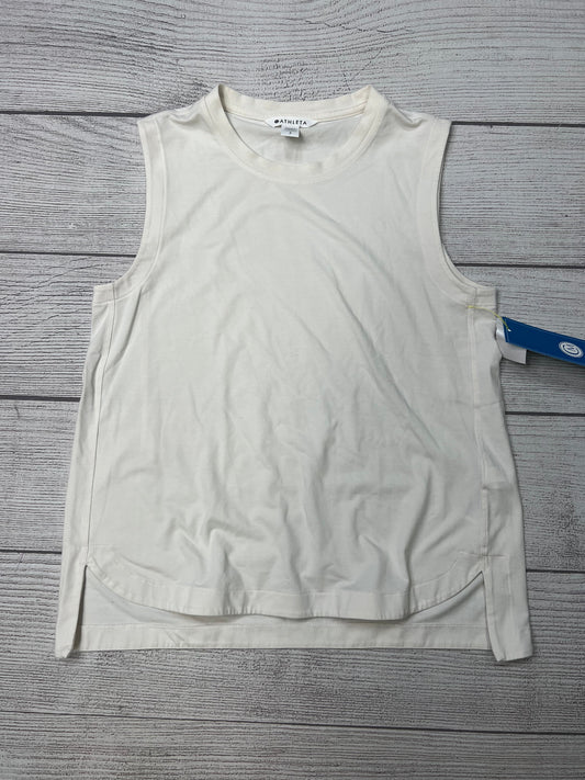 Cream Athletic Tank Top Athleta, Size S