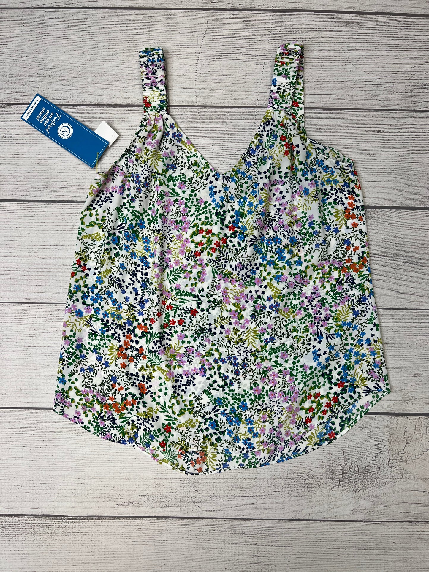 Top Sleeveless By Cabi In Floral, Size: S