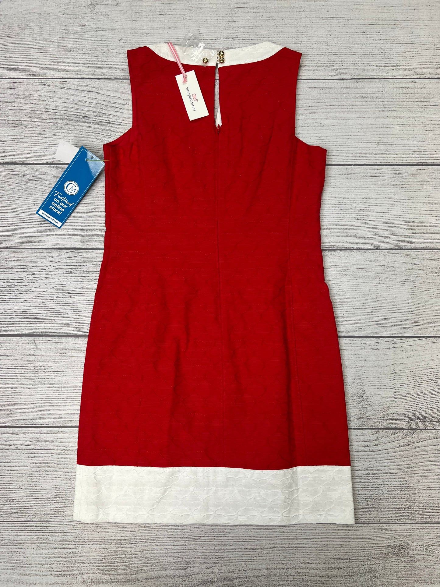 Dress Casual Short By Vineyard Vines In Red, Size: S