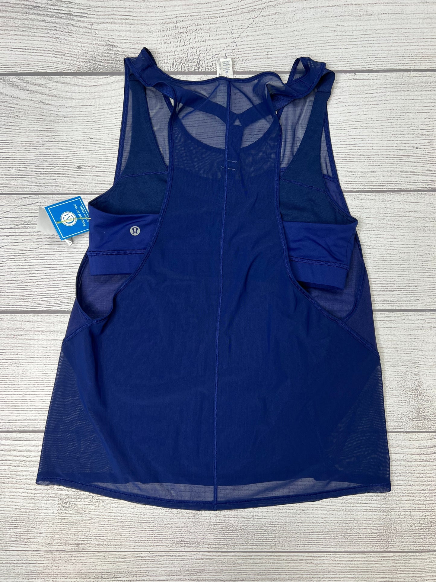 Athletic Tank Top By Lululemon In Blue, Size: M