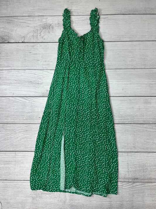 Dress Casual Midi By Japna In Green White, Size: S