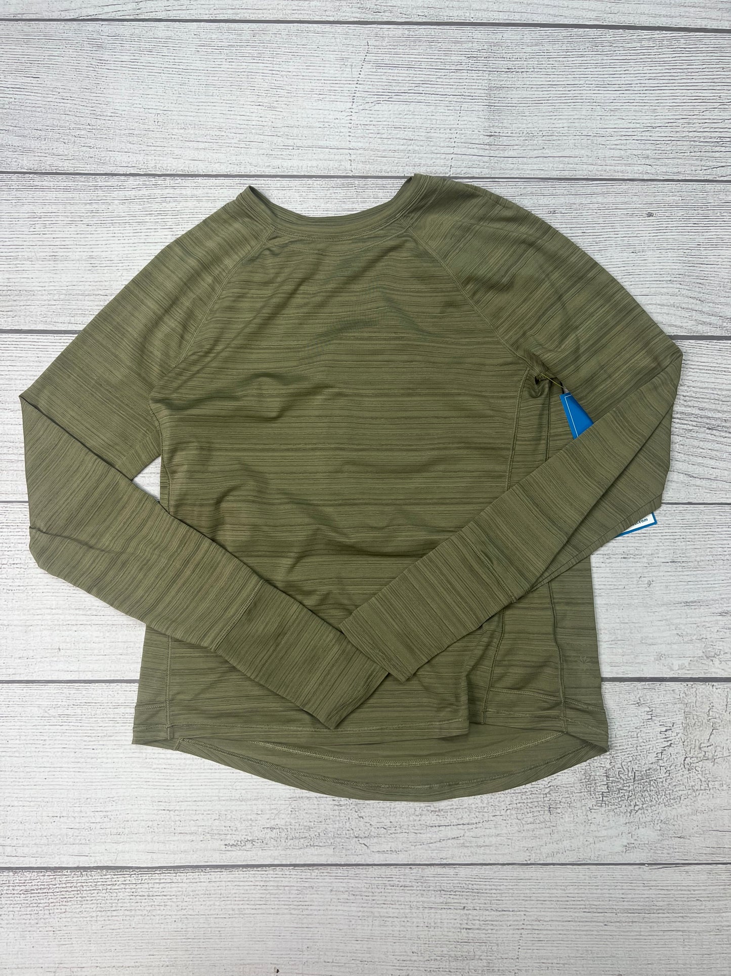 Athletic Top Long Sleeve Crewneck By Athleta In Green, Size: Xs