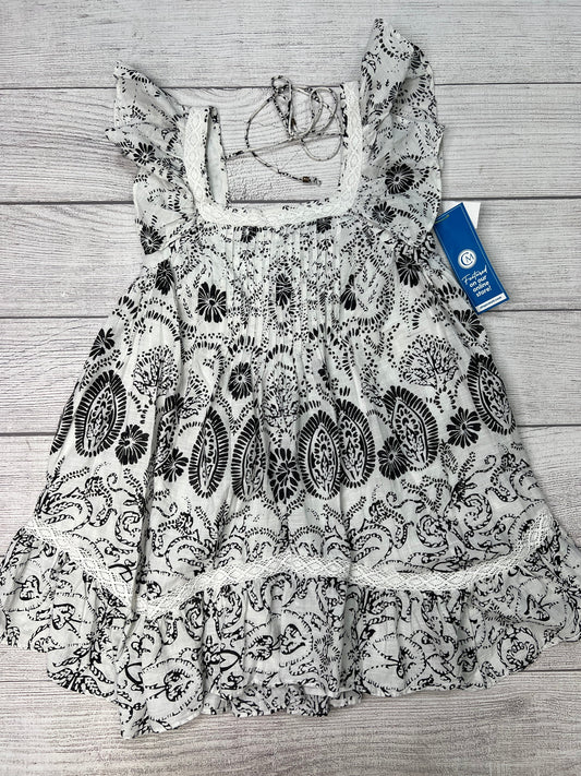 Dress Casual Short By Maeve In White Black, Size: S