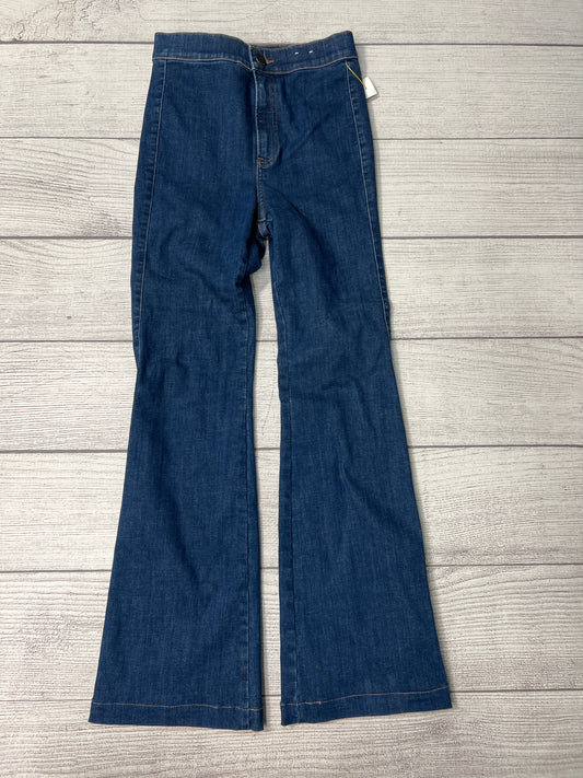 Jeans Flared By Express In Blue, Size: S