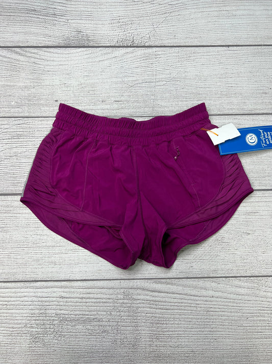 Athletic Shorts By Lululemon In Purple, Size: S