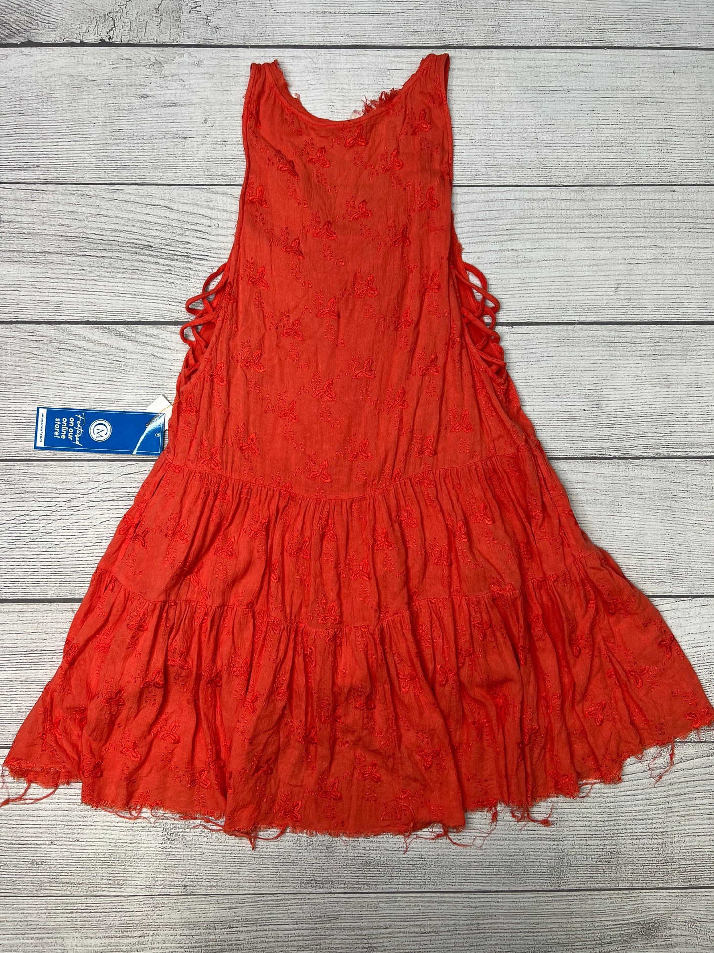 Dress Casual Short By Free People In Orange, Size: Xs