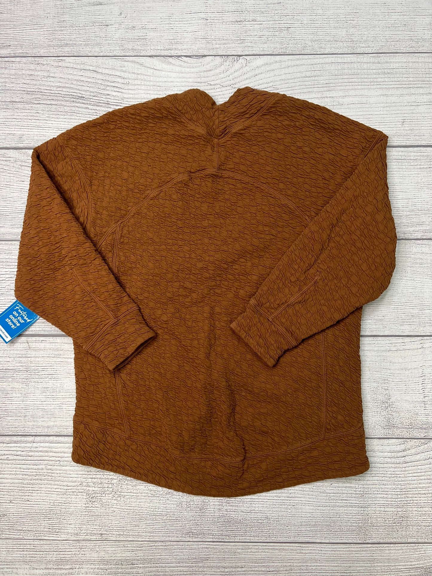 Athletic Top Long Sleeve Crewneck By Lululemon In Brown, Size: Xs