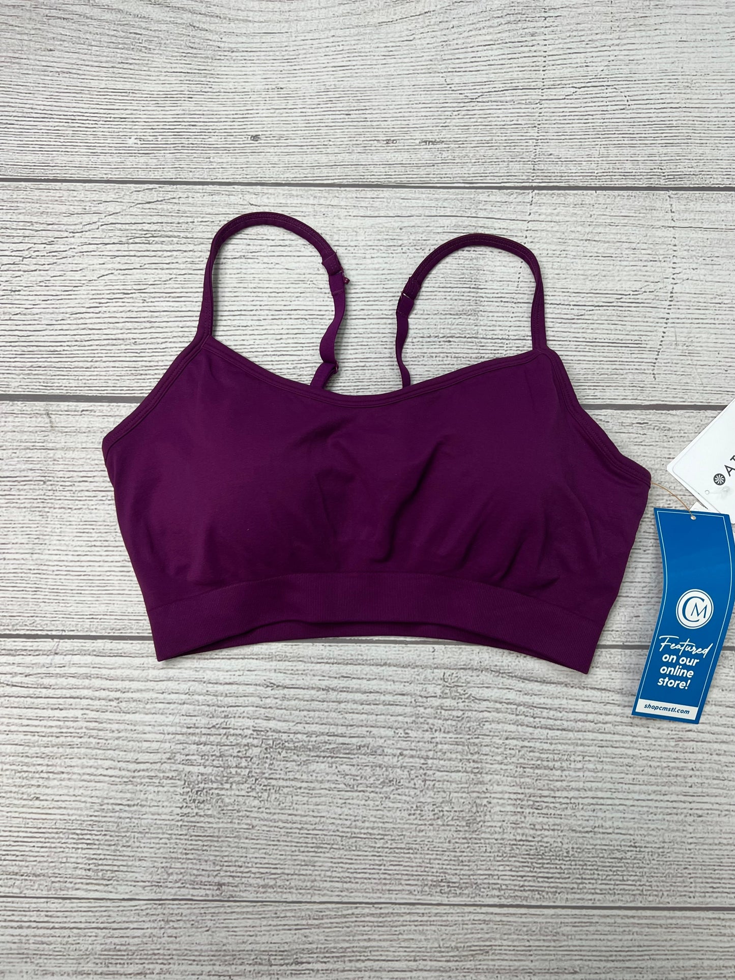 Athletic Bra By Athleta In Purple, Size: M