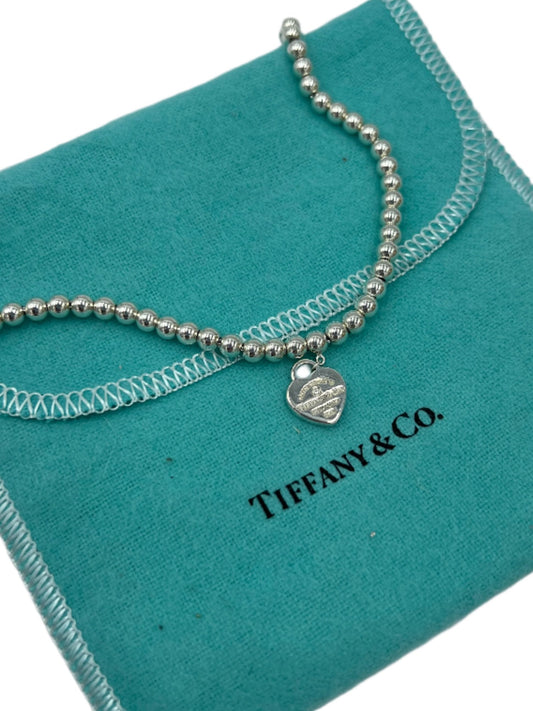 Tiffany & Company Heart Tag Designer Bracelet w/ Diamond