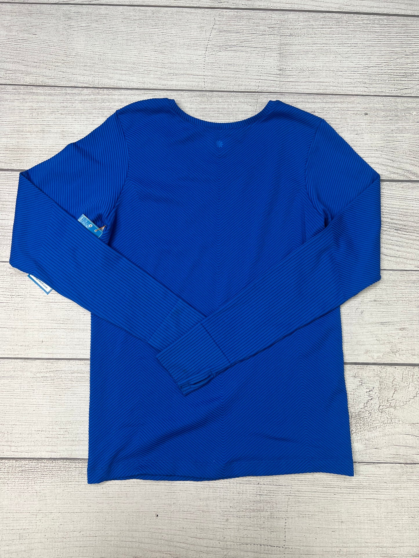 Athletic Top Long Sleeve Crewneck By Athleta In Blue, Size: Xl