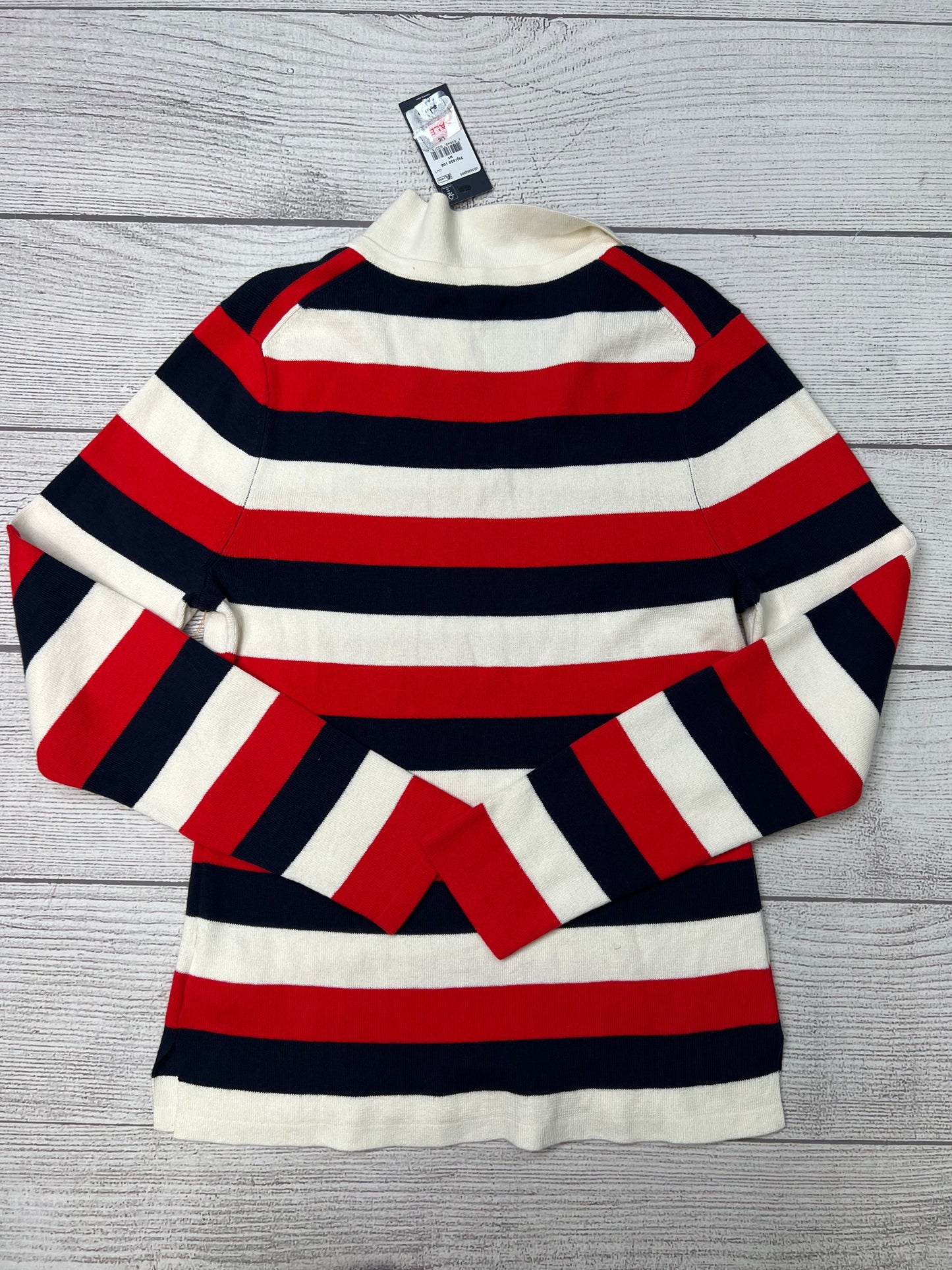 Sweater By Tommy Hilfiger In Red White Blue, Size: L