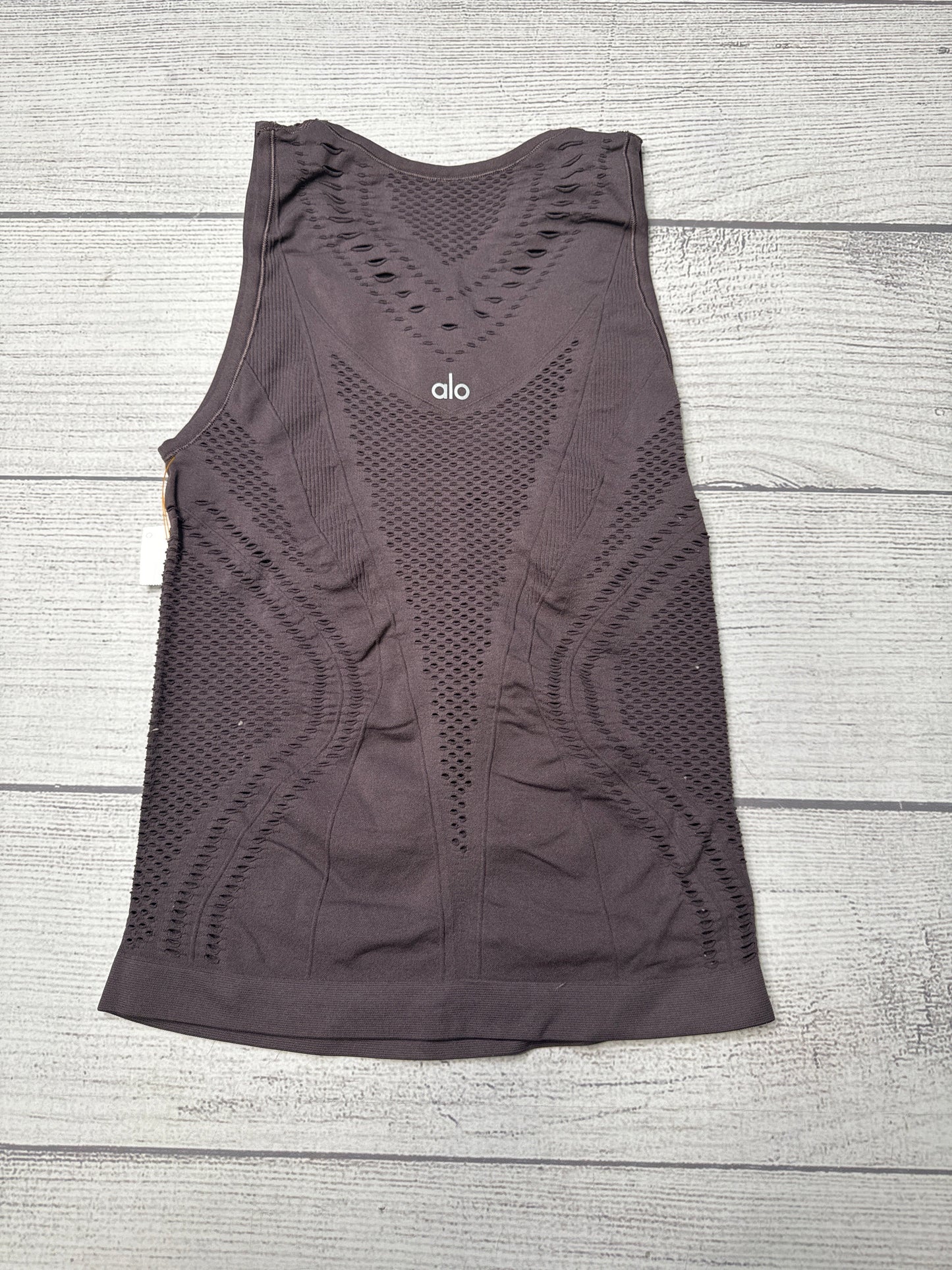 Athletic Tank Top By Alo In Brown, Size: S