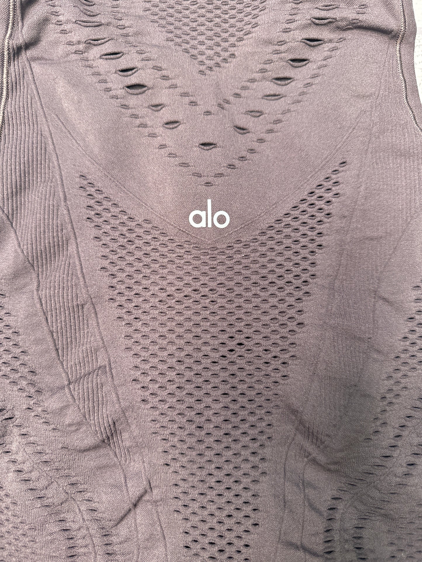 Athletic Tank Top By Alo In Brown, Size: S