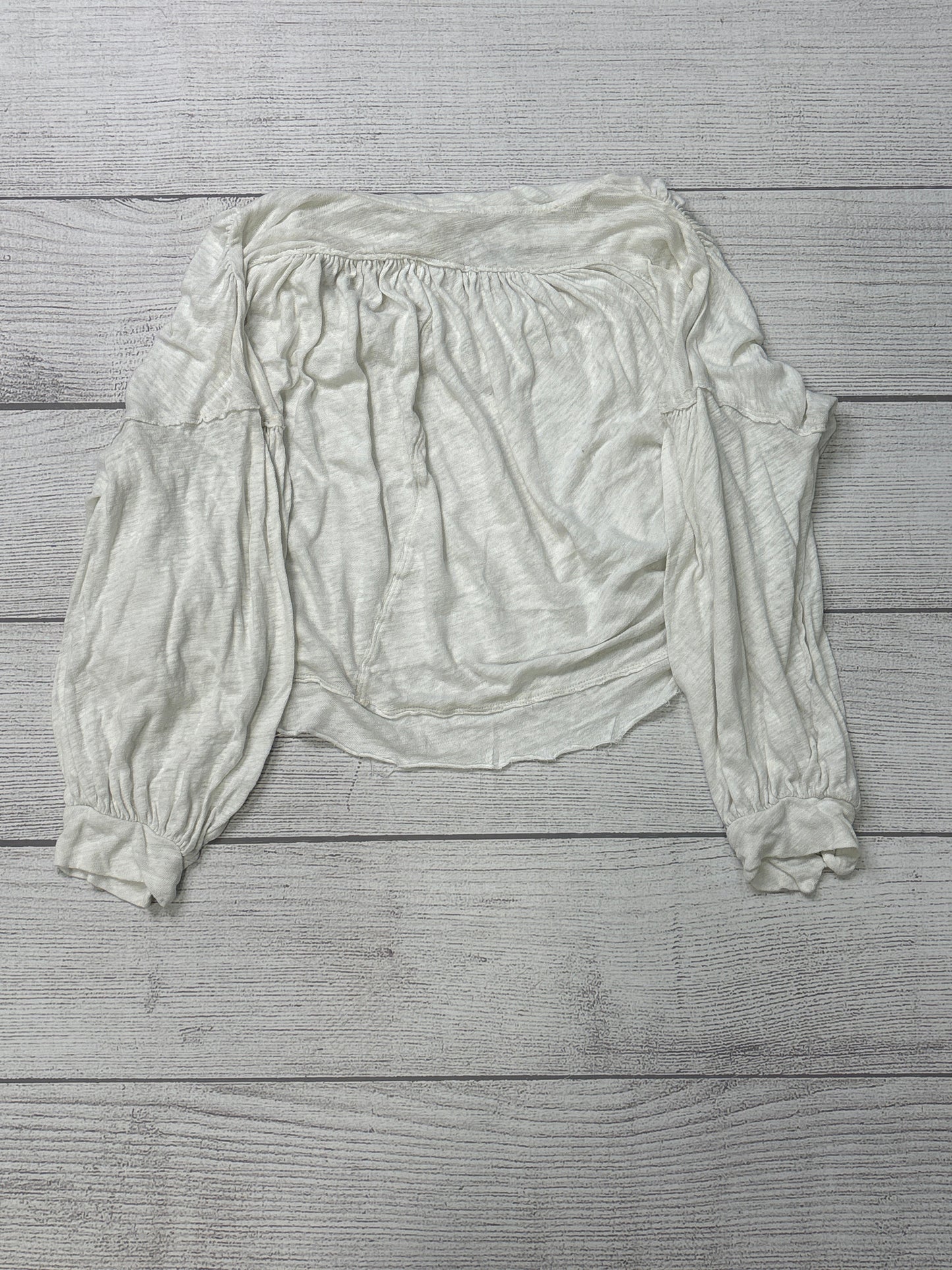 Top Long Sleeve By We The Free In White, Size: S