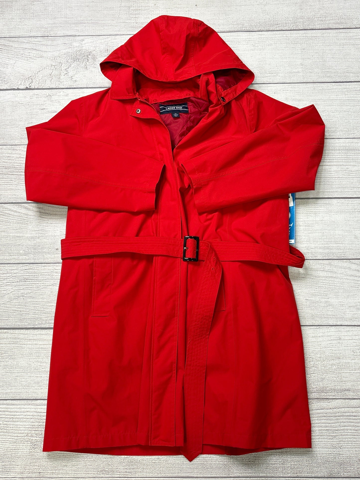 Coat Parka By Lands End In Red, Size: 1x