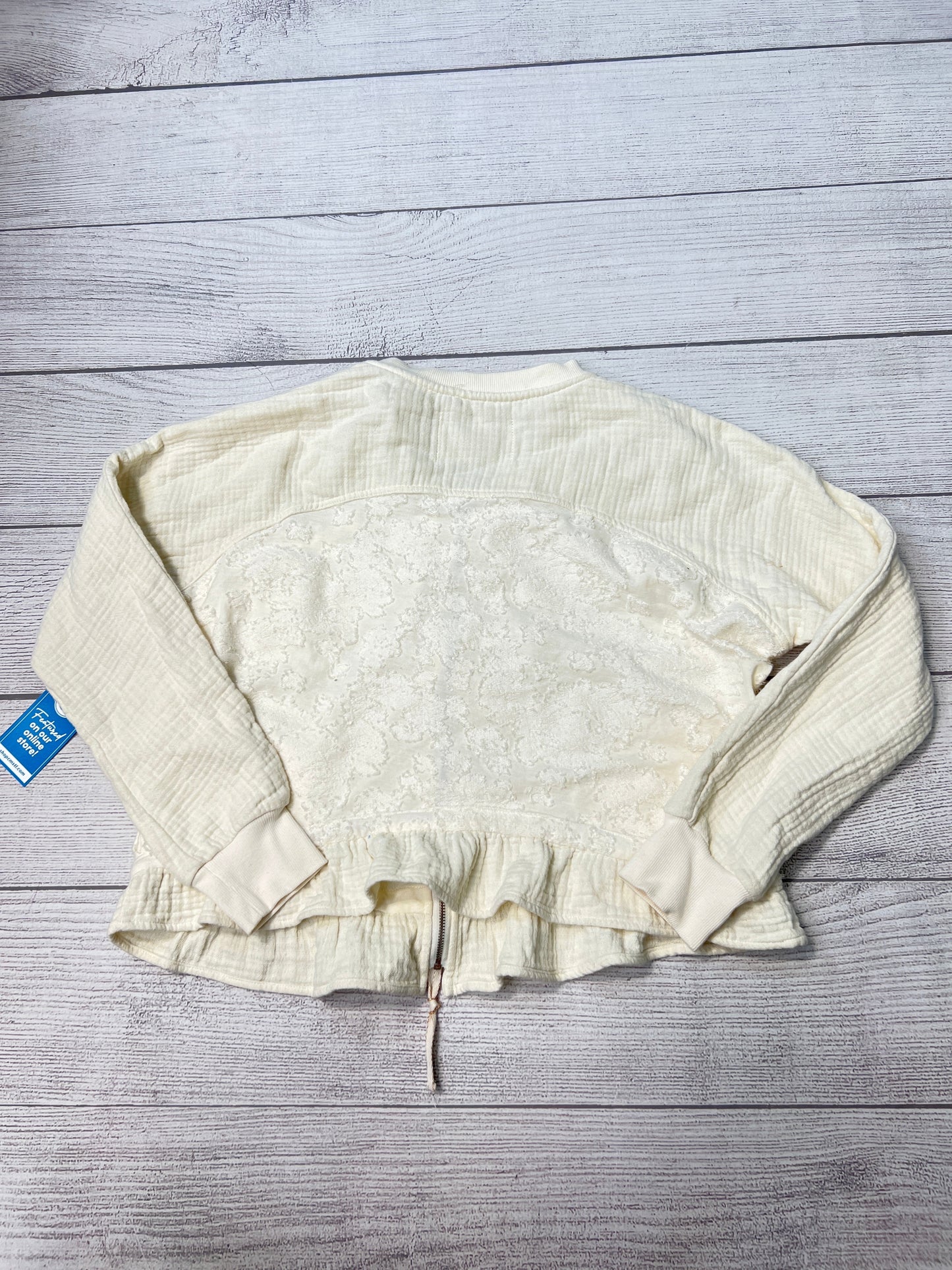 Jacket Other By Anthropologie In Cream, Size: M