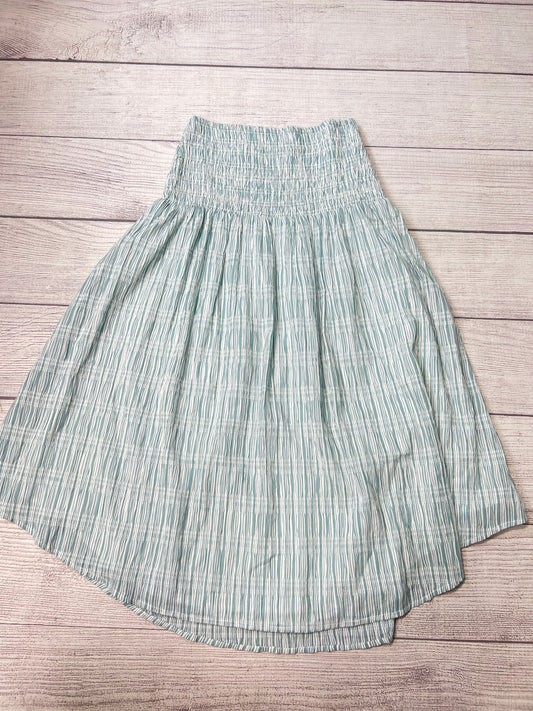 New! Skirt Midi By Maeve In Blue White, Size: M