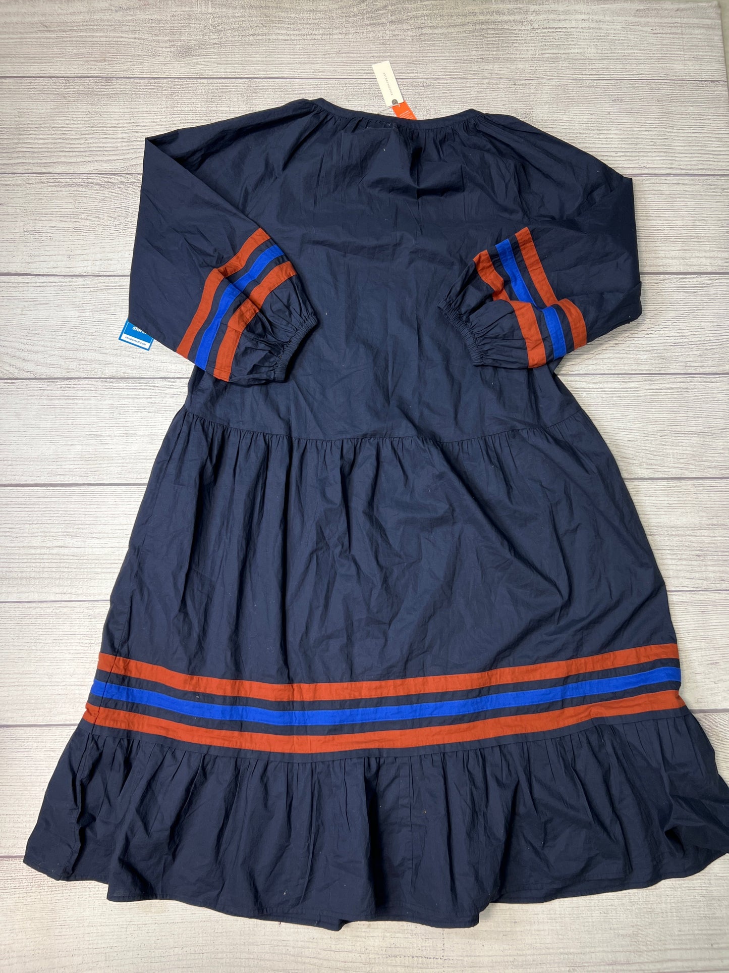 New! Dress Casual Midi By Sundry In Navy, Size: Xl