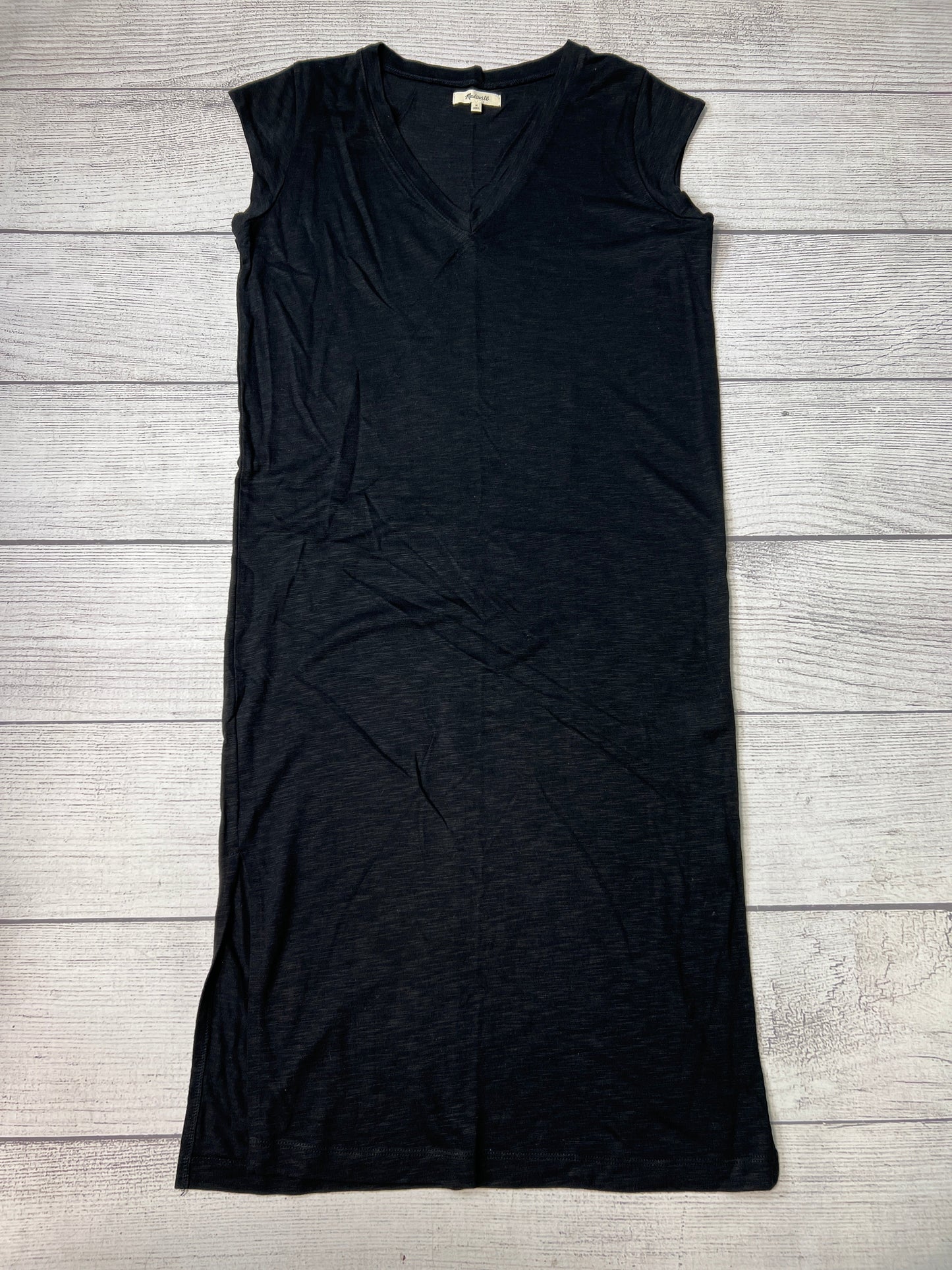 Dress Casual Midi By Madewell In Black, Size: M