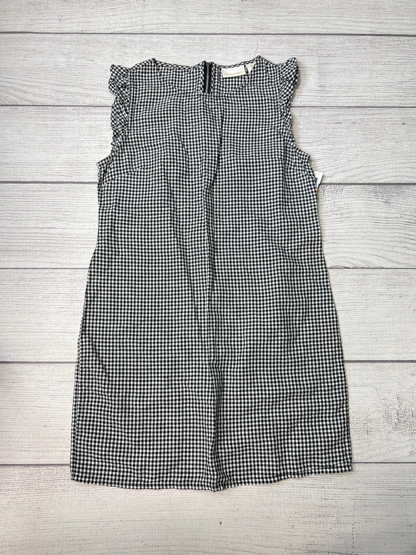 Dress Casual Short By Cynthia Rowley In Black White, Size: S