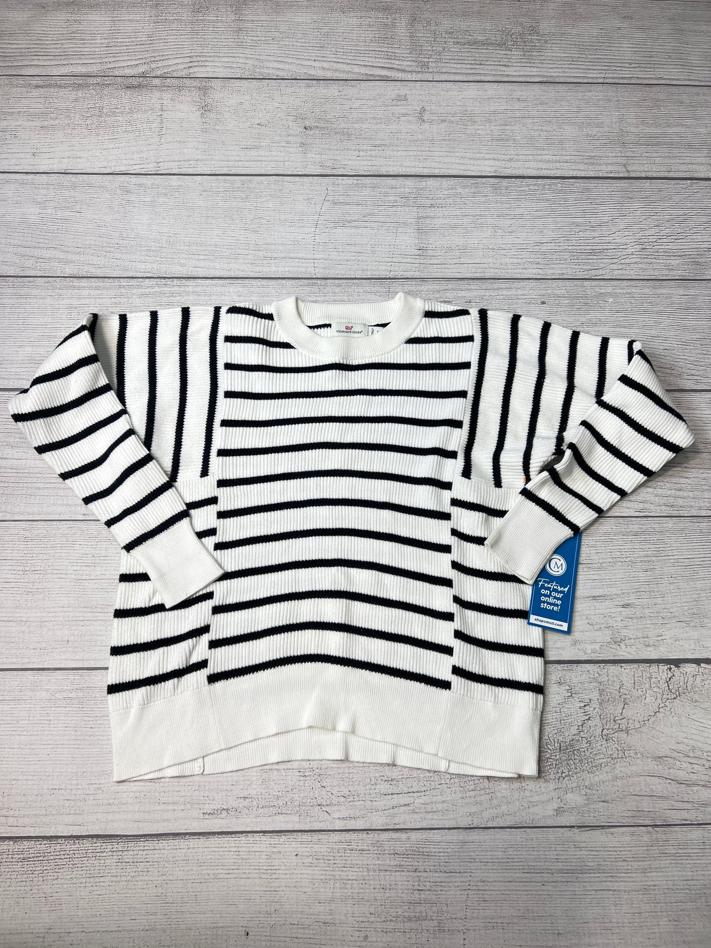 Sweater By Vineyard Vines In Striped, Size: S