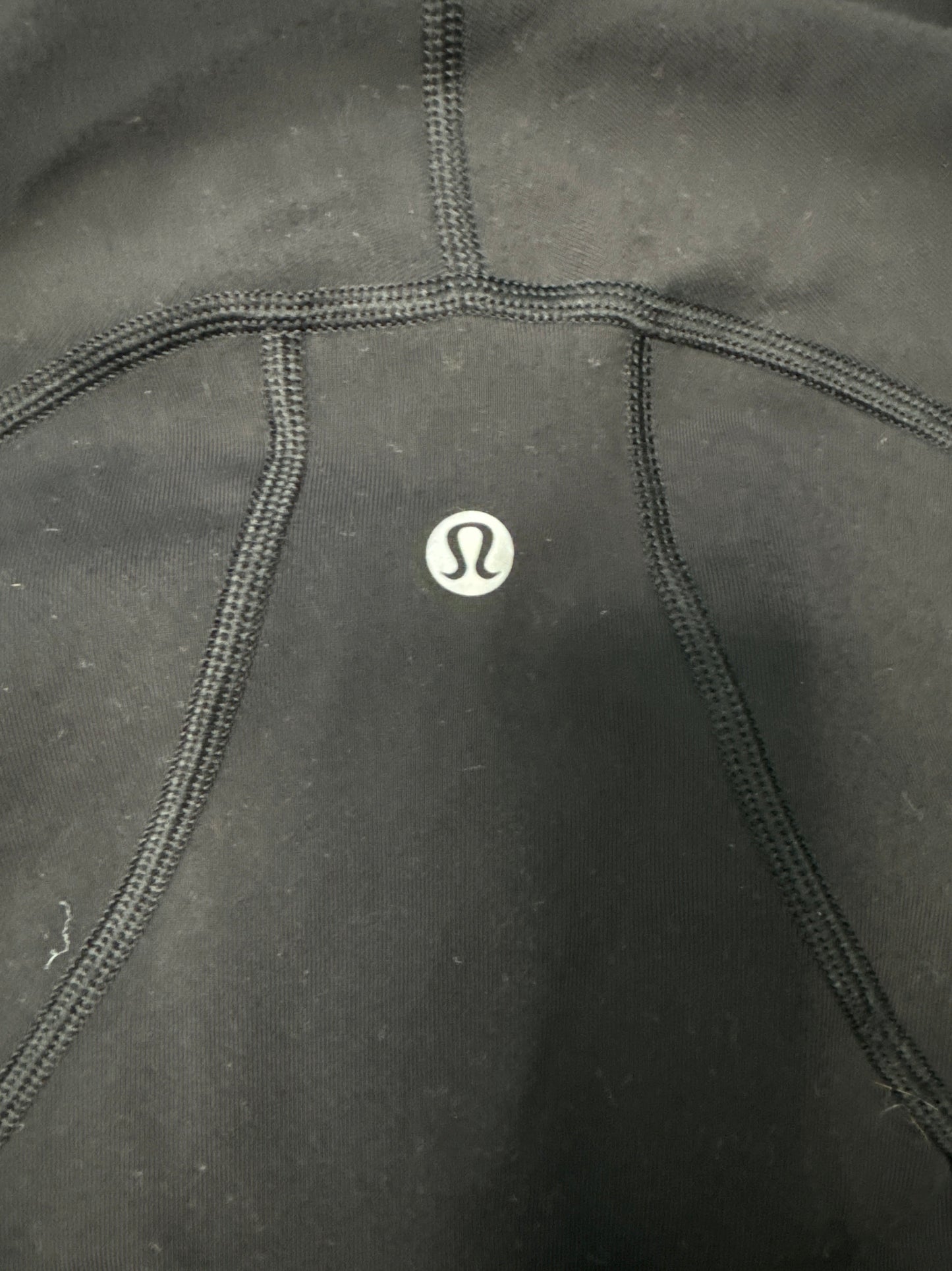 Athletic Jacket By Lululemon In Black, Size: S