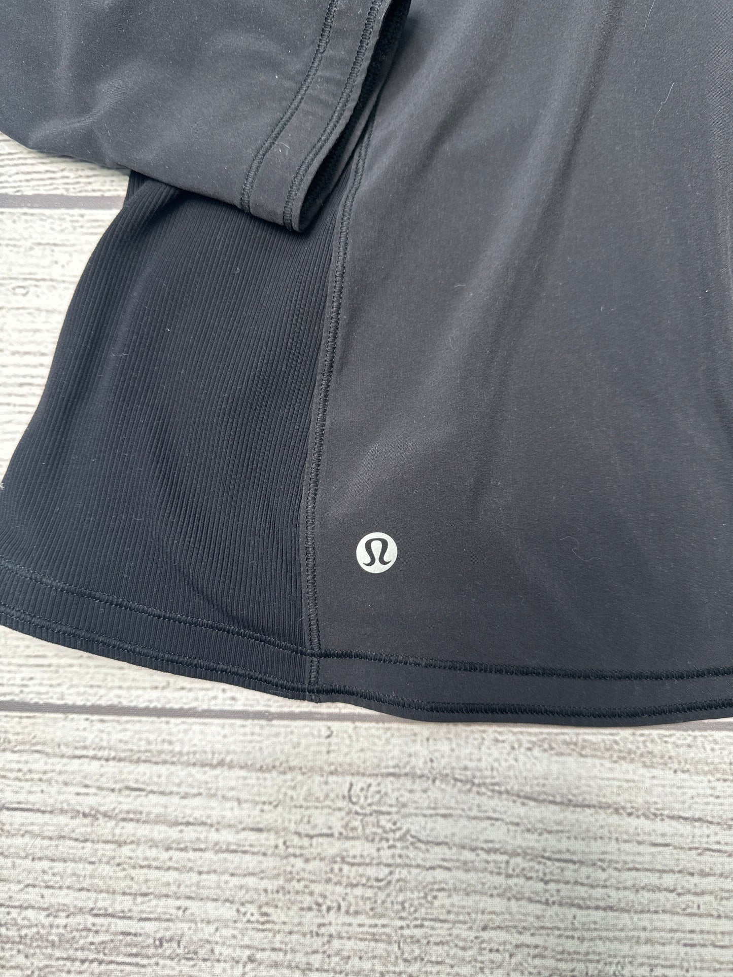 Athletic Jacket By Lululemon In Black, Size: S