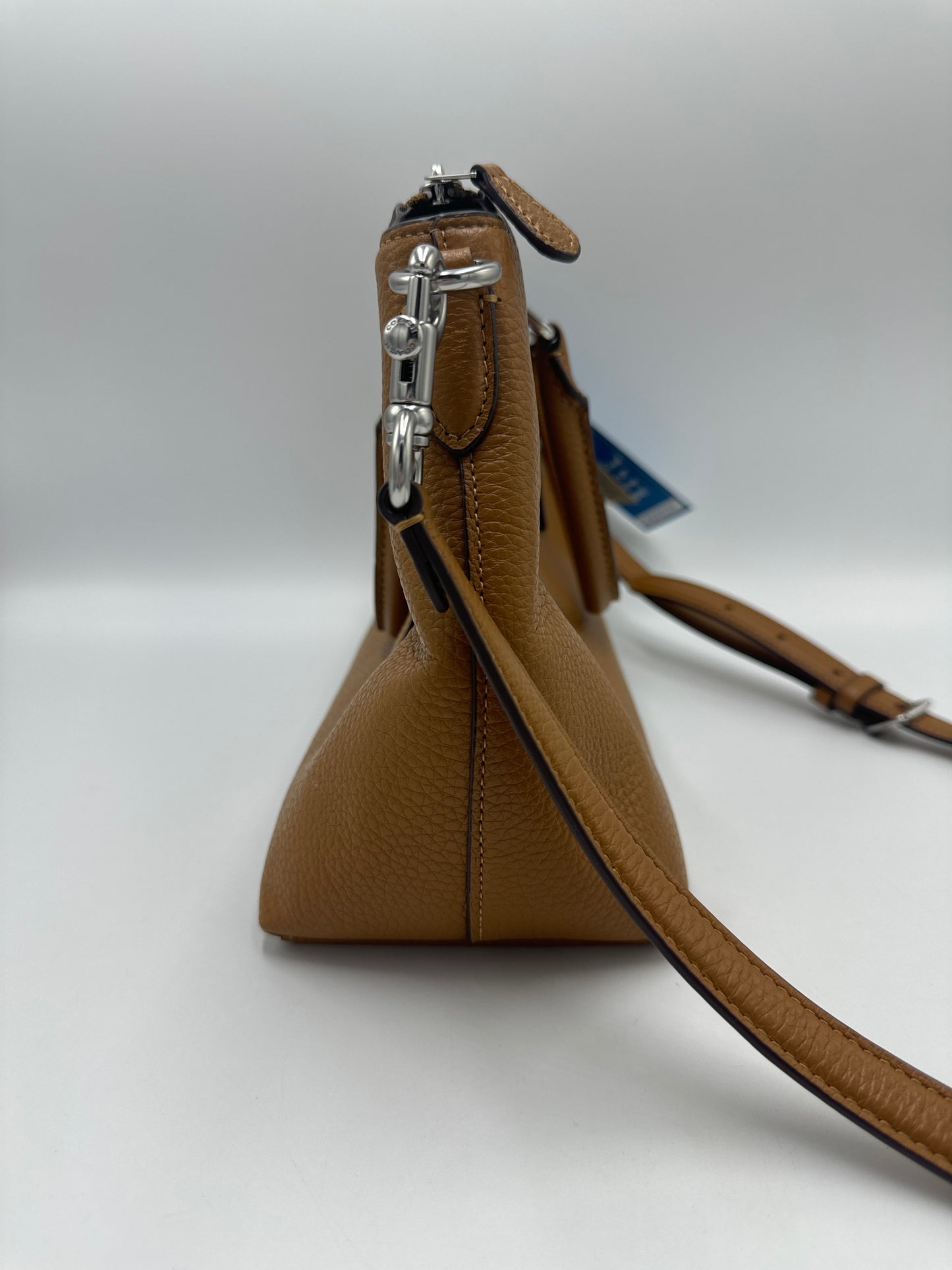 Leather Handbag Designer By Coach