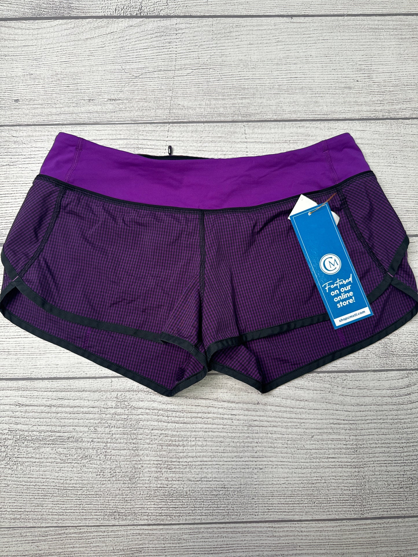 Athletic Shorts By Lululemon In Purple, Size: M