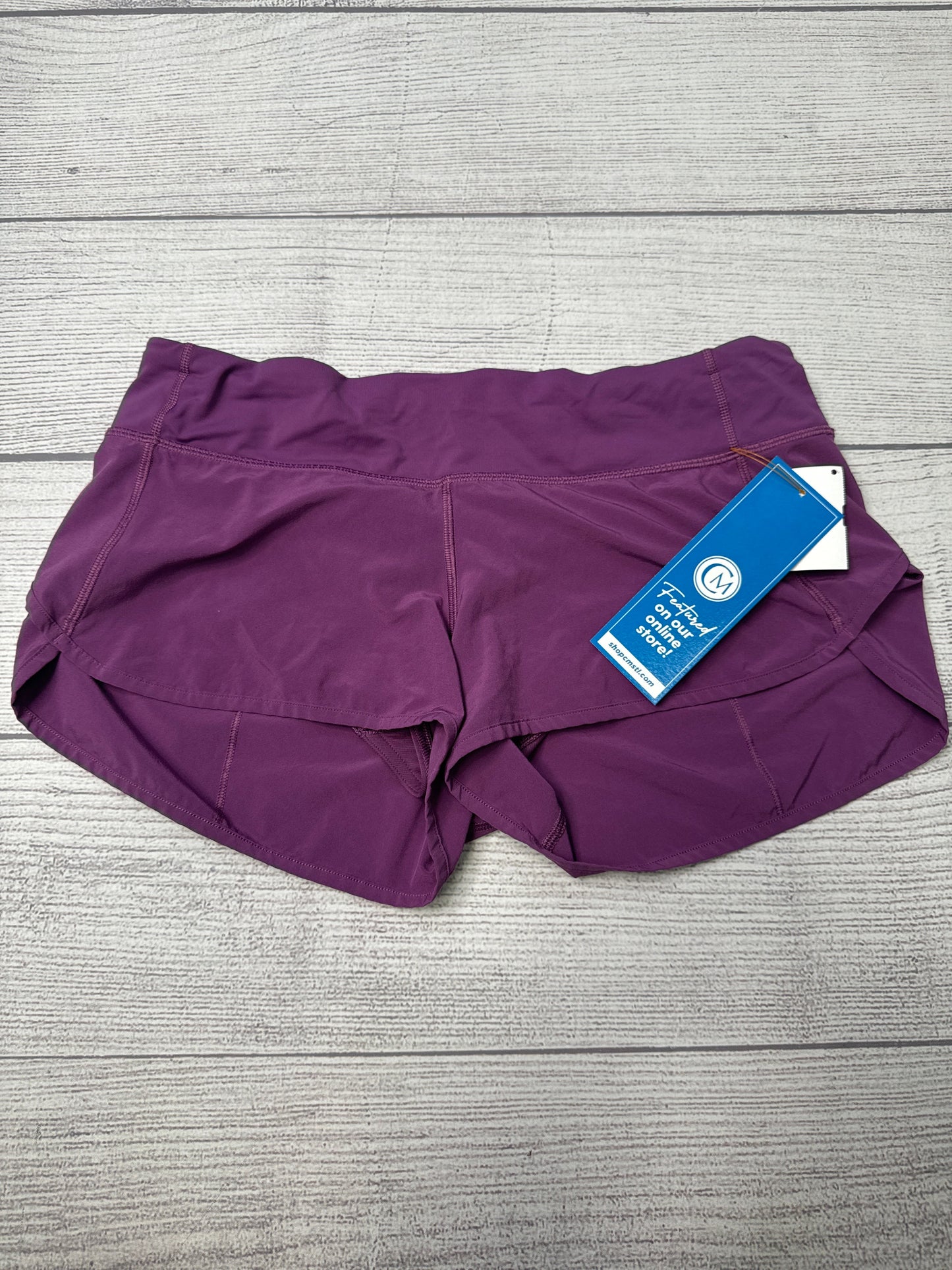 Athletic Shorts By Lululemon In Purple, Size: M