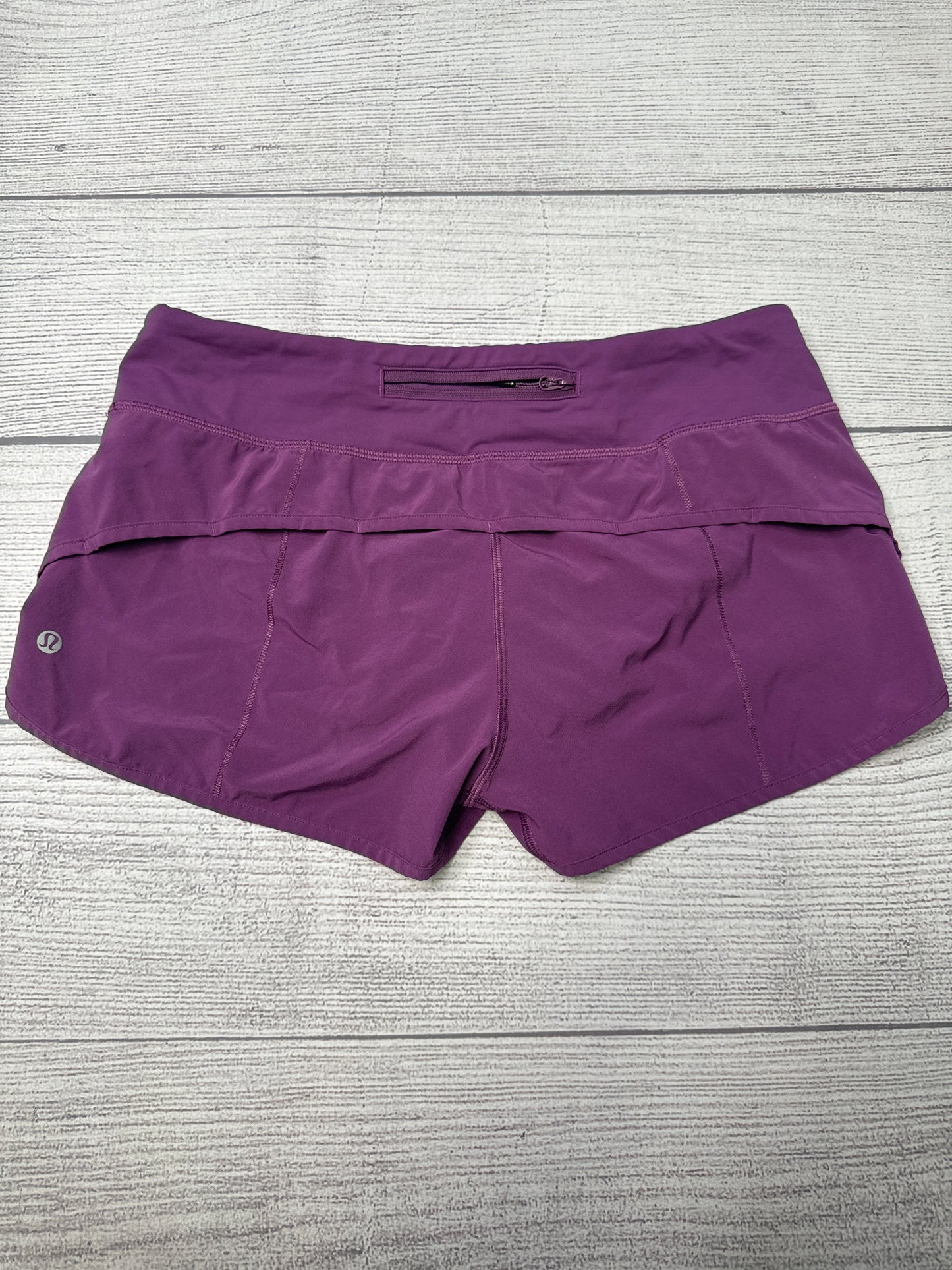 Athletic Shorts By Lululemon In Purple, Size: M