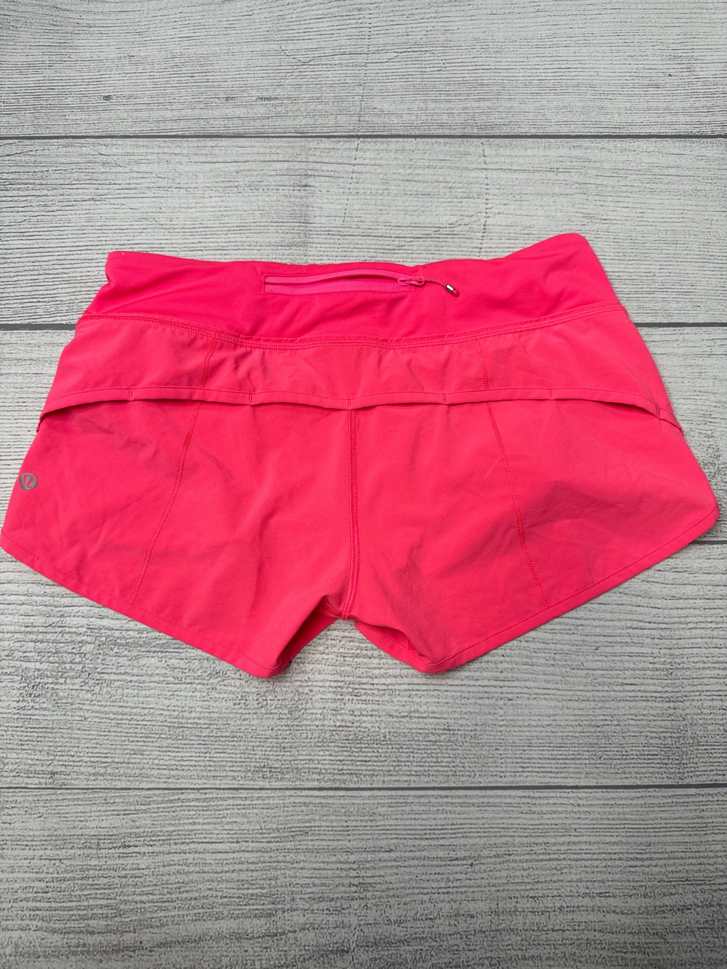 Athletic Shorts By Lululemon In Pink, Size: S